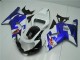 01-03 Weiß Blau GSXR 600/750 Motorrad Verkleidung 01-03 Weiß Blau GSXR 600/750 Motorrad Verkleidung