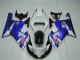 01-03 Weiß Blau GSXR 600/750 Motorrad Verkleidung 01-03 Weiß Blau GSXR 600/750 Motorrad Verkleidung