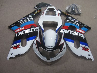 01-03 Weiß Blau Motul GSXR 600 Motorrad Verkleidung