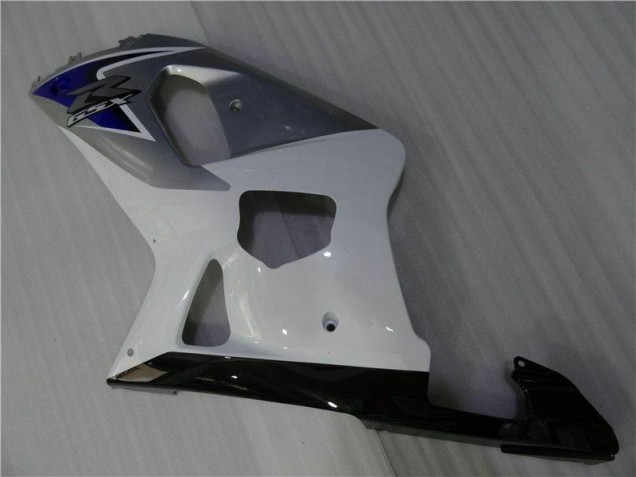 01-03 Weiß Silber GSXR 600/750 Motorrad Verkleidung 01-03 Weiß Silber GSXR 600/750 Motorrad Verkleidung