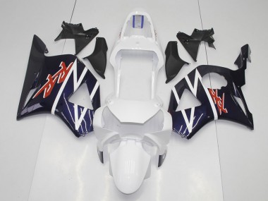 02-03 Dunkel blau Weiß CBR900RR 954 Motorrad Verkleidung