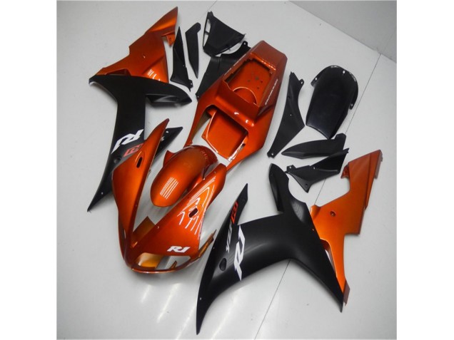 02-03 Orange Schwarz YZF R1 Motorrad Verkleidung 02-03 Orange Schwarz YZF R1 Motorrad Verkleidung