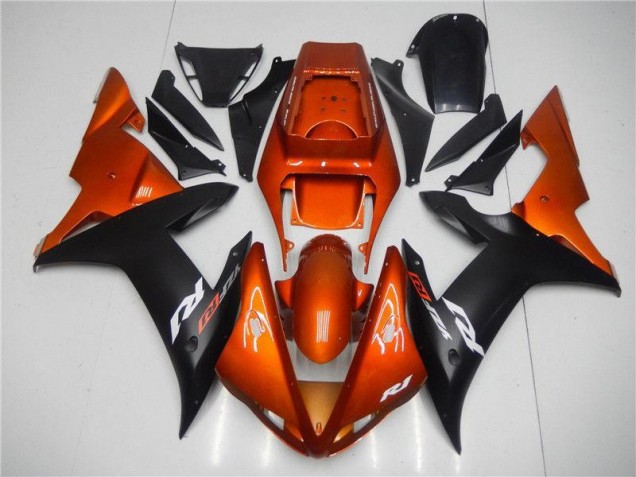 02-03 Orange Schwarz YZF R1 Motorrad Verkleidung 02-03 Orange Schwarz YZF R1 Motorrad Verkleidung
