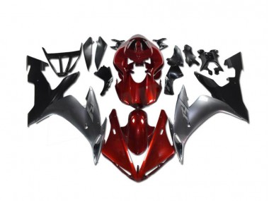 02-03 Rot Grau Schwarz YZF R1 Motorrad Verkleidung