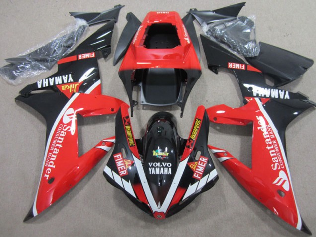 02-03 Rot Schwarz SantUnder YZF R1 Motorrad Verkleidung