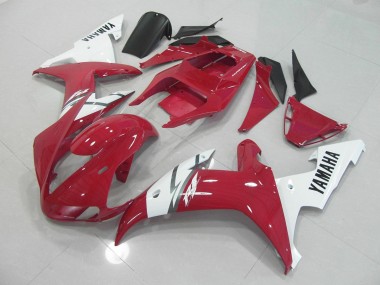 02-03 Rot Weiß YZF R1 Motorrad Verkleidung