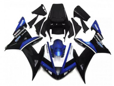 02-03 Schwarz Blau YZF R1 Motorrad Verkleidung