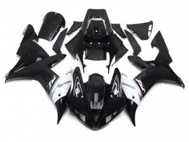 02-03 Schwarz Weiß YZF R1 Motorrad Verkleidung