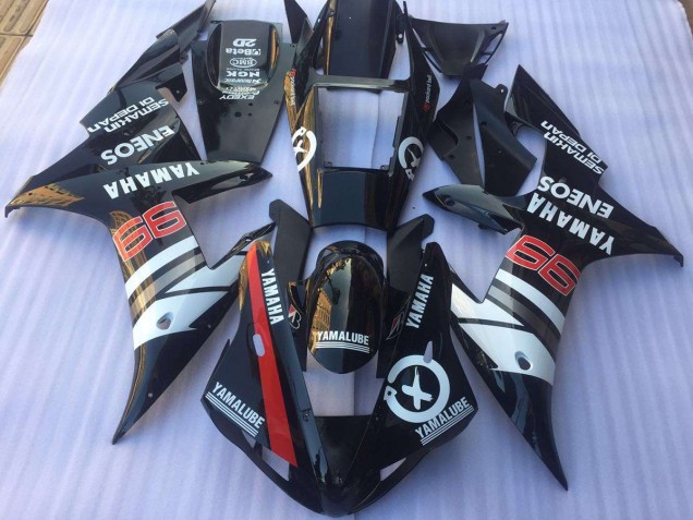 02-03 Schwarz Weiß YZF R1 Motorrad Verkleidungen 02-03 Schwarz Weiß YZF R1 Motorrad Verkleidungen