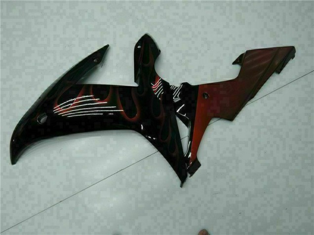 02-03 Schwarz YZF R1 Motorrad Vollverkleidung & Plastik