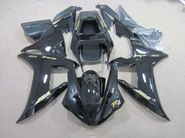 02-03 Schwarz und Gold Aufkleber YZF R1 Motorrad Verkleidung