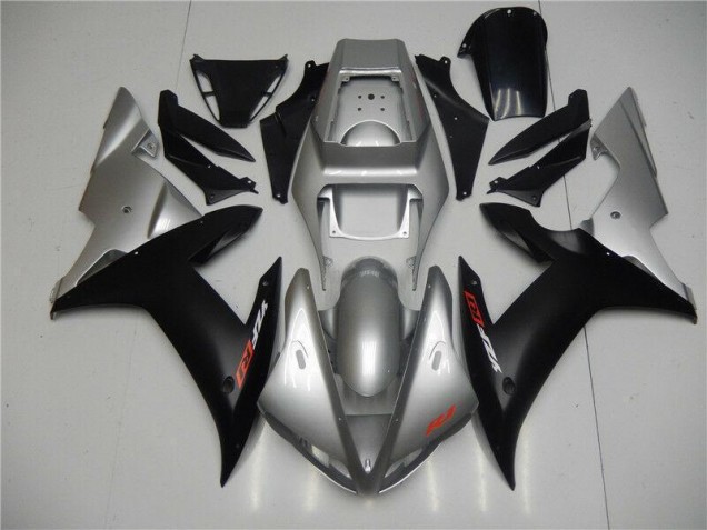 02-03 Silber Schwarz YZF R1 Motorrad Verkleidungen 02-03 Silber Schwarz YZF R1 Motorrad Verkleidungen