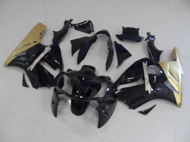 02-06 Schwarz und Gold ZX12R Motorrad Verkleidung