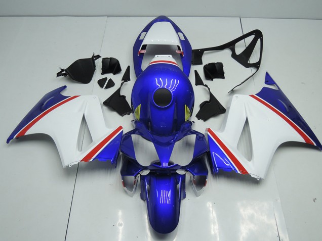 02-13 Blau und Weiß VFR800 Motorrad Verkleidung 02-13 Blau und Weiß VFR800 Motorrad Verkleidung