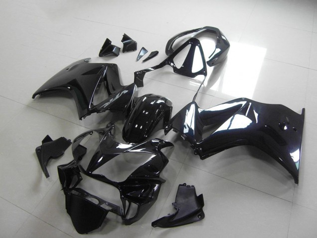 02-13 Glänzend Schwarz VFR800 Motorrad Verkleidung