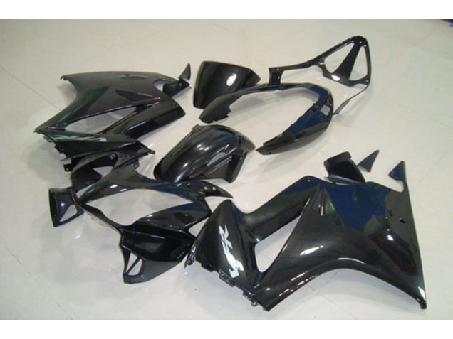 02-13 Schwarz VFR800 Motorrad Verkleidungen