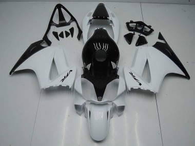02-13 Weiß Schwarz VFR800 Motorrad Vollverkleidung