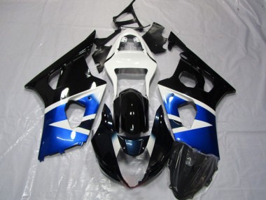 03-04 Blau Schwarz Weiß GSXR 1000 Motorrad Verkleidung