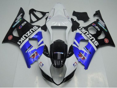 03-04 Blau Weiß und Schwarz GSXR 1000 Motorrad Verkleidung