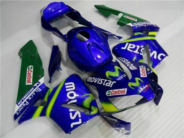 03-04 Blaugrün Movistar Castrol CBR600RR Motorrad Verkleidung