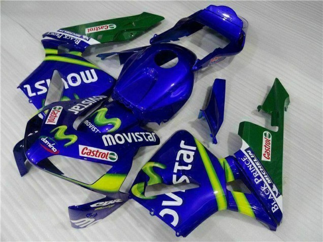 03-04 Blaugrün Movistar Castrol CBR600RR Motorrad Verkleidung