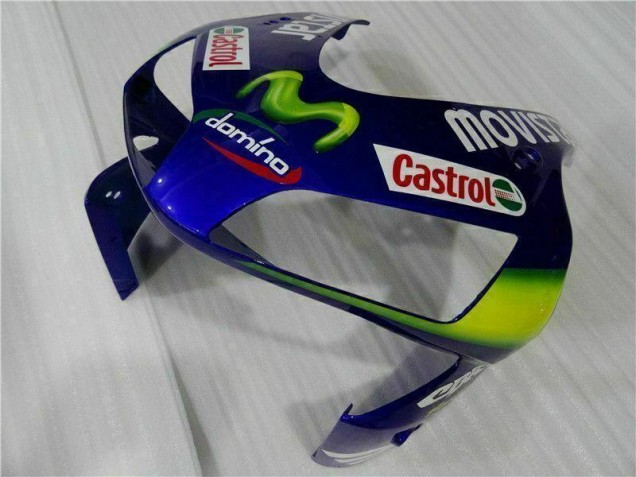 03-04 Blaugrün Movistar Castrol CBR600RR Motorrad Verkleidung