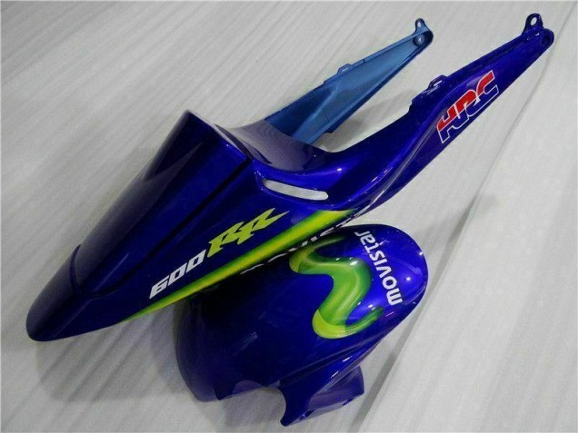 03-04 Blaugrün Movistar Castrol CBR600RR Motorrad Verkleidung