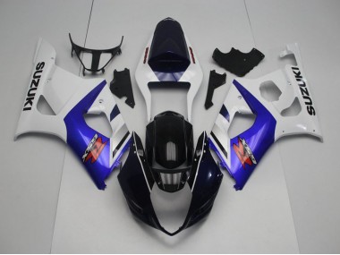 03-04 Dunkel Blau Vorderseite und Blau GSXR 1000 Motorrad Verkleidung