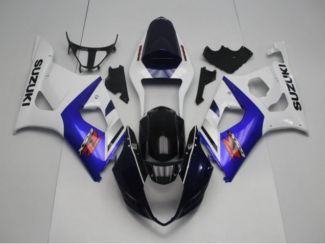 03-04 Dunkel Blau Vorderseite und Blau GSXR 1000 Motorrad Verkleidung