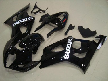 03-04 Glänzend Schwarz GSXR 1000 Motorrad Verkleidung Komplett Sets