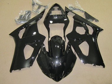 03-04 Glänzend Schwarz GSXR 1000 Motorrad Verkleidung & Plastik