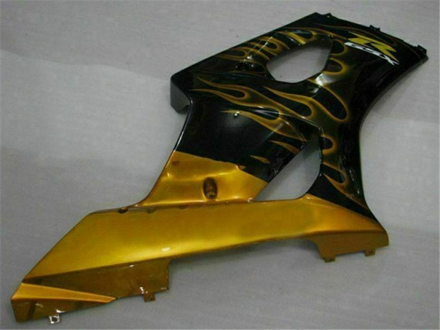 03-04 Gold Schwarz GSXR 1000 Motorrad Verkleidung 03-04 Gold Schwarz GSXR 1000 Motorrad Verkleidung