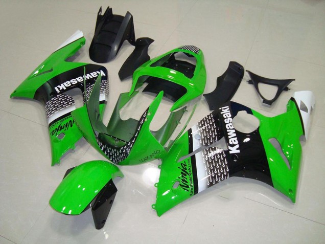03-04 Grün Nakano ZX6R Motorrad Verkleidung