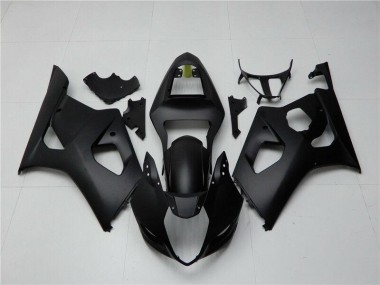 03-04 Matt Schwarz GSXR 1000 Motorrad Vollverkleidung