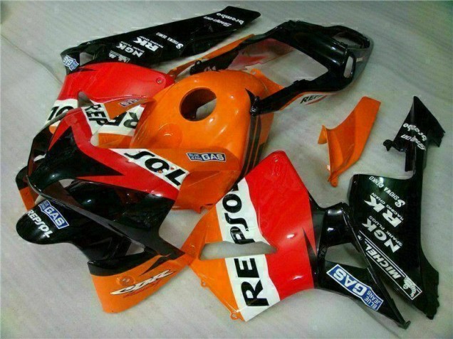 03-04 Orange Repsol CBR600RR Motorrad Verkleidung 03-04 Orange Repsol CBR600RR Motorrad Verkleidung