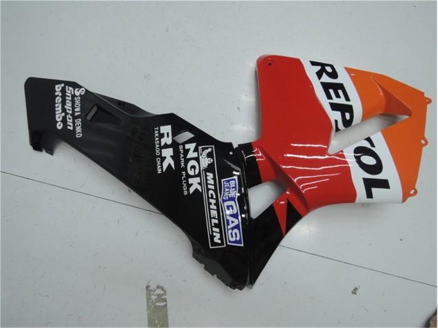 03-04 Orange Rot Schwarz Repsol CBR600RR Motorrad Verkleidung