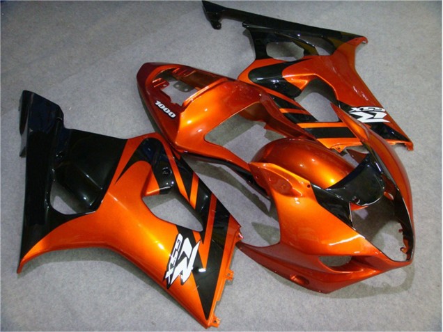 03-04 Orange Schwarz GSXR 1000 Motorrad Verkleidung 03-04 Orange Schwarz GSXR 1000 Motorrad Verkleidung