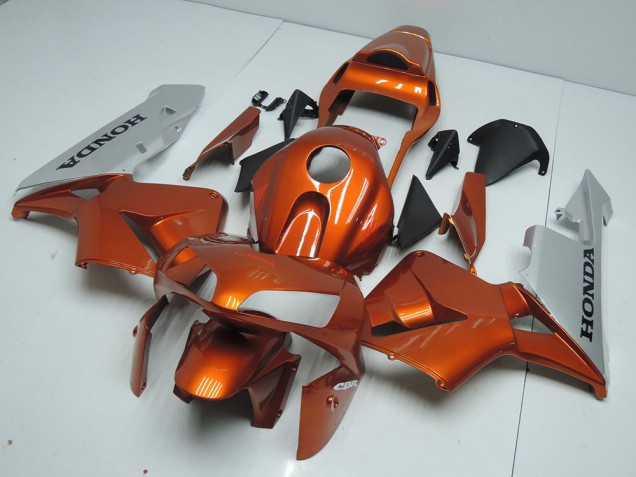 03-04 Orange Silber CBR600RR Motorrad Verkleidung 03-04 Orange Silber CBR600RR Motorrad Verkleidung
