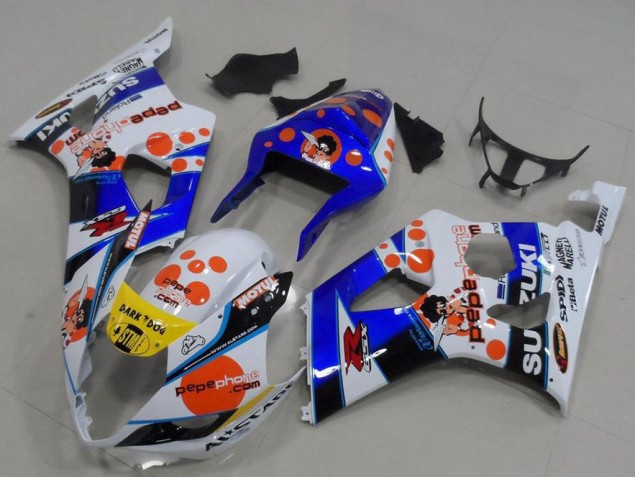 03-04 Pepe Phone GSXR 1000 Motorrad Verkleidung