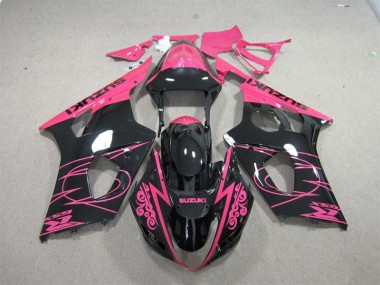03-04 Rosa Schwarz GSXR 1000 Motorrad Verkleidung