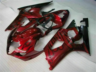 03-04 Rot GSXR 1000 Motorrad Verkleidung