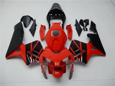 03-04 Rot Schwarz CBR600RR Motorrad Verkleidung Komplett Sets
