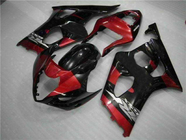 03-04 Rot Schwarz GSXR 1000 Motorrad Verkleidung