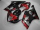03-04 Rot Schwarz GSXR 1000 Motorrad Verkleidung