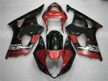 03-04 Rot Schwarz GSXR 1000 Motorrad Verkleidung