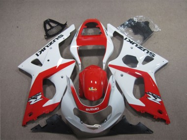 03-04 Rot Weiß GSXR 1000 Motorrad Verkleidung
