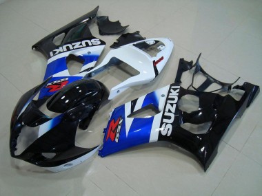 03-04 Schwarz Blau Weiß GSXR 1000 Motorrad Verkleidung