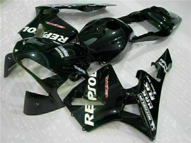 03-04 Schwarz CBR600RR Motor Verkleidung 03-04 Schwarz CBR600RR Motor Verkleidung