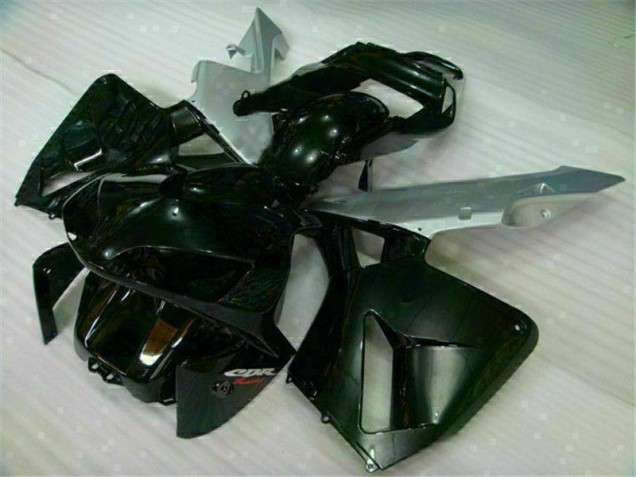03-04 Schwarz CBR600RR Motorrad Vollverkleidung & Plastik