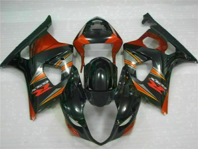 03-04 Schwarz GSXR 1000 Motorrad Verkleidung Komplett Sets